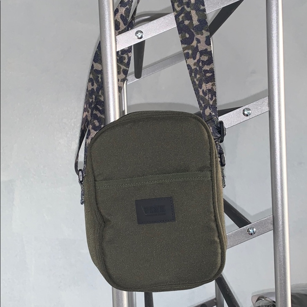 PINK Camo satchel